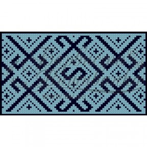 Сшитый клатч (Ukrainian boho) для вышивки нитками КЕ002лУ1301_217_130