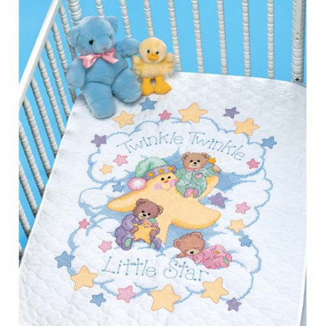 Набір для вишивання дитячого ковдри 03171 Twinkle Twinkle Quilt