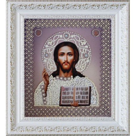 Набор для вышивания Картины Бисером Р-209 Икона Христа