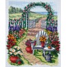 Цветущий садик Набор для вышивки крестом Леді ЛД1077