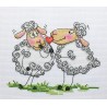 Романтические овечки Набор для вышивки крестом Леді ЛД1267