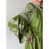 Сшитое женское платье - вышиванка БОХО для вышивки нитками Праздничная Барвиста Вишиванка ПЕ008лТ4203_031_187