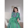 Сшитое женское платье - вышиванка БОХО для вышивки нитками Свадебная Барвиста Вишиванка ПЕ007лТ4203_198_086