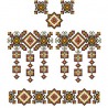 Заготовка детского платья на 9-12 лет Ожерелье для вышивки бисером Барвиста Вишиванка ПД092кБ40нн