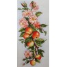 Цветы и яблоки  Набор для вышивания крестом с печатной схемой на ткани Joy Sunday J241