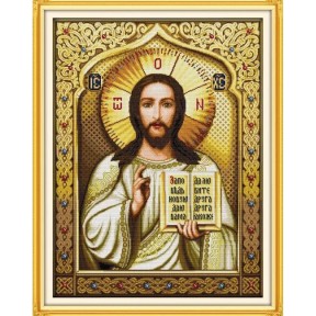 Ісус (2) Набір для вишивання хрестиком з друкованою  схемою на тканині Joy Sunday R318