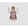 Схема для вышивания крестиком Ксения Вознесенская Пасхальный Ангел СХ-013КВ