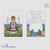 Схема для вышивания крестиком Ксения Вознесенская Пасхальная открытка СХ-014КВ