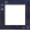 Matte Blue with Snowflakes Оригинальная рамка для наборов Mill