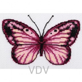 Метелик Набір для вишивання нитками VDV М-0214-S