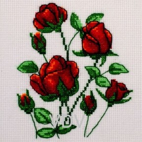 Троянди Набір для вишивання нитками VDV М-0219-S