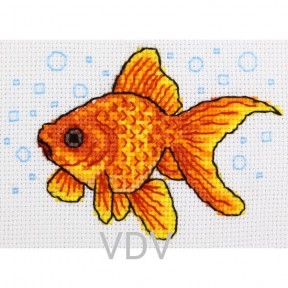 Золота рибка Набір для вишивання нитками VDV М-0222-S