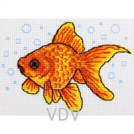 Золота рибка Набір для вишивання нитками VDV М-0222-S фото