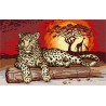 Леопард Набір для вишивання хрестиком Чарівниця N-4019 фото