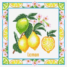 Лимони Набір для вишивання хрестиком Чарівниця N-2205