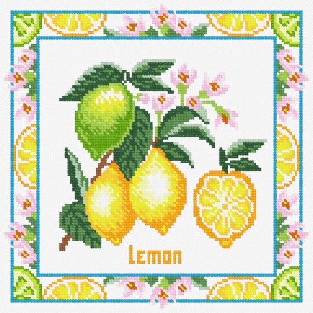 Лимоны Набор для вышивания крестом Чарівниця N-2205