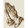 «Руки в молитве», А. Дюрер Набор для вышивания крестом Чарівниця N-1831