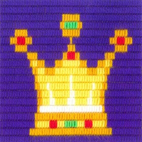 Корона Набор для вышивания вертикальным стежком Stitch me I-046