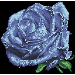 СЛ-4015 Нежный цветок.ТМ Миледи.Схема для частичной вышивки бисером Міледі