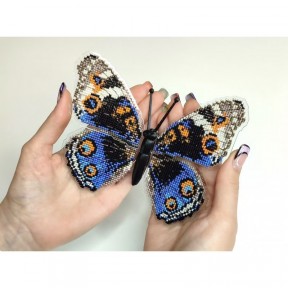 Blue pansy. Бабочка Набор для вышивания крестом ArtInspirate BUT-012