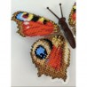 Peacock (Aglais io). Бабочка Набор для вышивания крестом ArtInspirate BUT-009