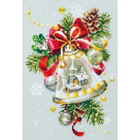 Рождественский колокольчик Набор для вышивания крестиком Classic Design 8352