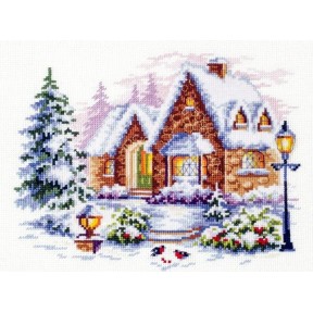 Зимний домик Набор для вышивания крестиком Classic Design 8354