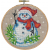 Набір для вишивання "Сніговик 1 (Snowman)" PERMIN