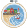 Набір для вишивання "Будиночки біля пристані (Houses harbour)" PERMIN