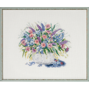 Набір для вишивання "Кошик з квітами (Basket with flowers)" PERMIN