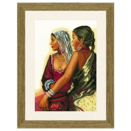 Набор для вышивания Lanarte L35173 Two Indian Women фото