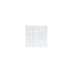Тканина 50х70см рівномірна (35ct) 066/00 White (100% ЛЕН) Permin
