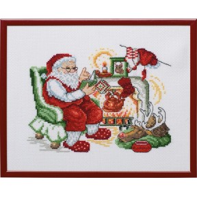 Санта Клаус Набор для вышивания крестом Permin 92-1275