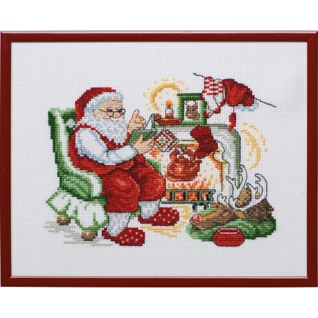 Санта Клаус Набор для вышивания крестом Permin 92-1275 фото
