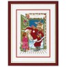 Санта Клаус Набор для вышивания крестом Eva Rosenstand 14-100