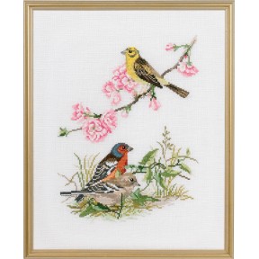 Птахи Набір для вишивання хрестиком Eva Rosenstand 12-735