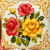 Набор для вышивки подушки Vervaco 1200/613 Разноцветные розы