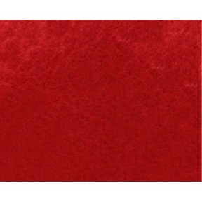 Червоний фетр м'який, листовий товщина 1.3 мм, розмір 20х30 см. VDV РА-033
