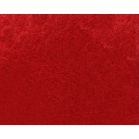 Червоний фетр м'який, листовий товщина 1.3 мм, розмір 20х30 см.
