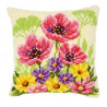 Набор для вышивки подушки Vervaсo PN-0143708 Полевые цветы маки