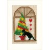 Рождественская атмосфера Набор для вышивания крестом (открытки)