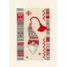 Різдвяний ельф Набір для вишивання хрестиком (листівки) Vervaco