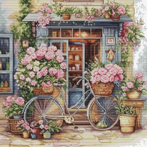Квітковий магазин Набір для вишивання хрестиком Luca-S BU5044