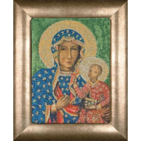 Набір для вишивання хрестиком Madonna Czestochowa Aida Thea
