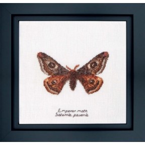 Набір для вишивання хрестиком Emperor moth Linen Thea Gouverneur 562