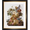 Набор для вышивки крестом Flower Still-life with an Alabaster Vase. Gerard van Spaendonck. 1783 Linen Thea Gouverneur 580