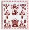 Набор для вышивки крестом Sampler 1767 Linen Thea Gouverneur 2068