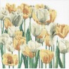 Набор для вышивки крестом Tulips Linen Thea Gouverneur 3065