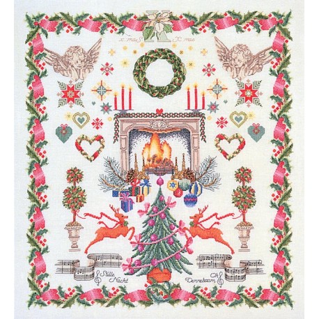 Набір для вишивання хрестиком Christmas Design Linen Thea