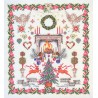 Набір для вишивання хрестиком Christmas Design Linen Thea